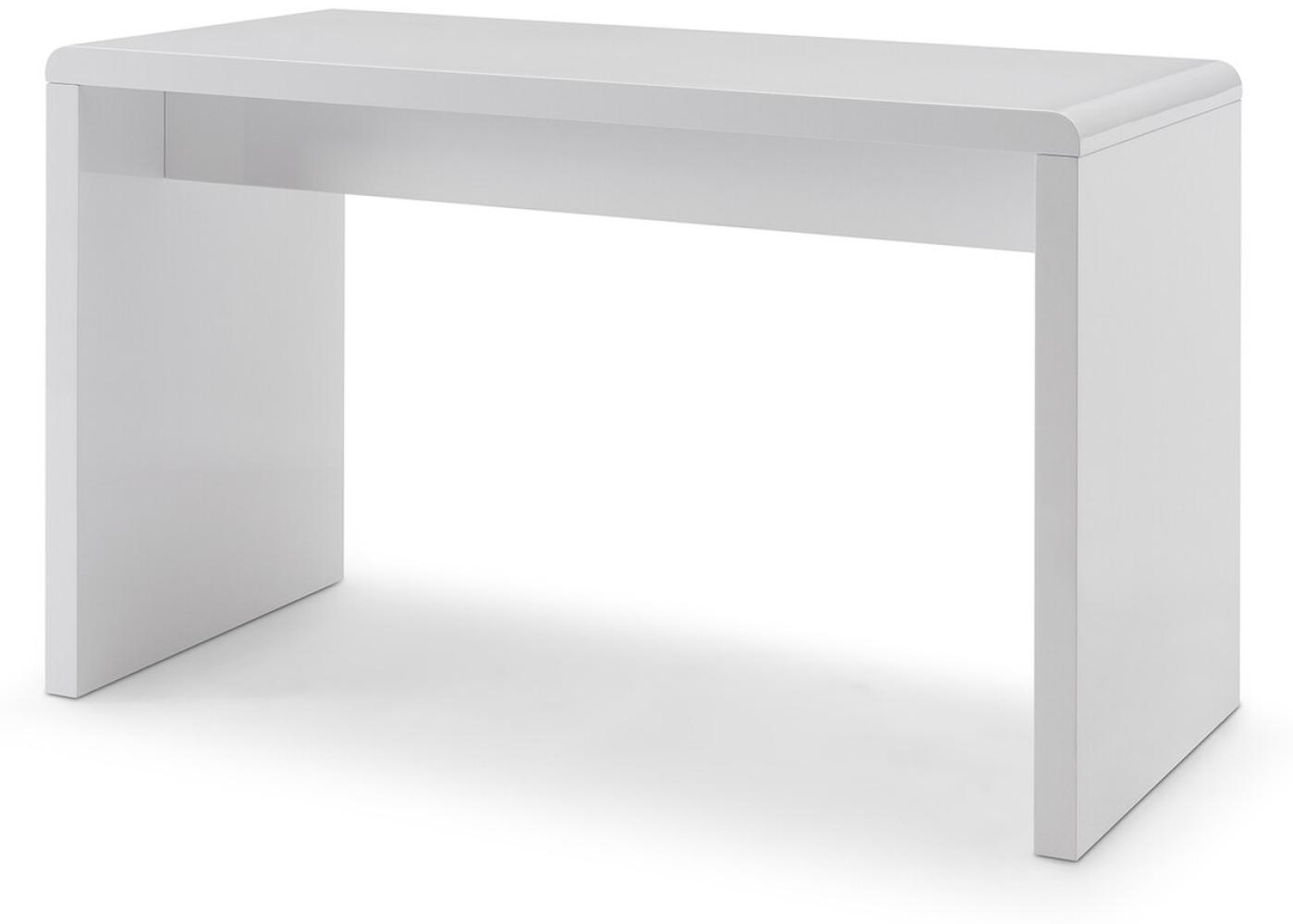 Schreibtisch 120x60 cm MDF Weiß Bild 1