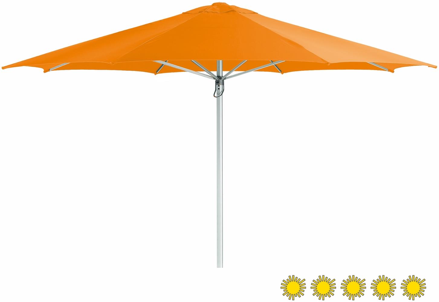 Doppler Gastronomie Sonnenschirm "Braumeister 500", orange, 500 cm,ohne Volant Bild 1
