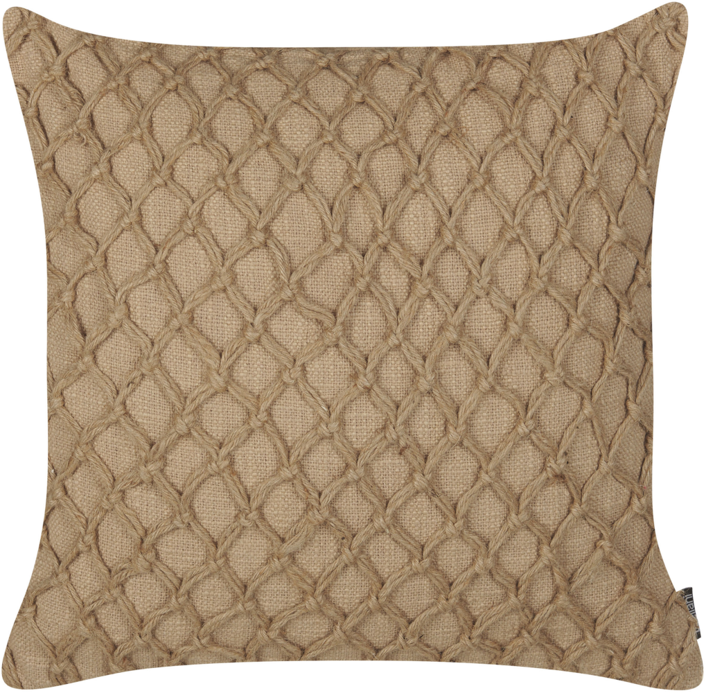 Kissen 2er Set Beige COLLOMIA 45 x 45 cm Bild 1