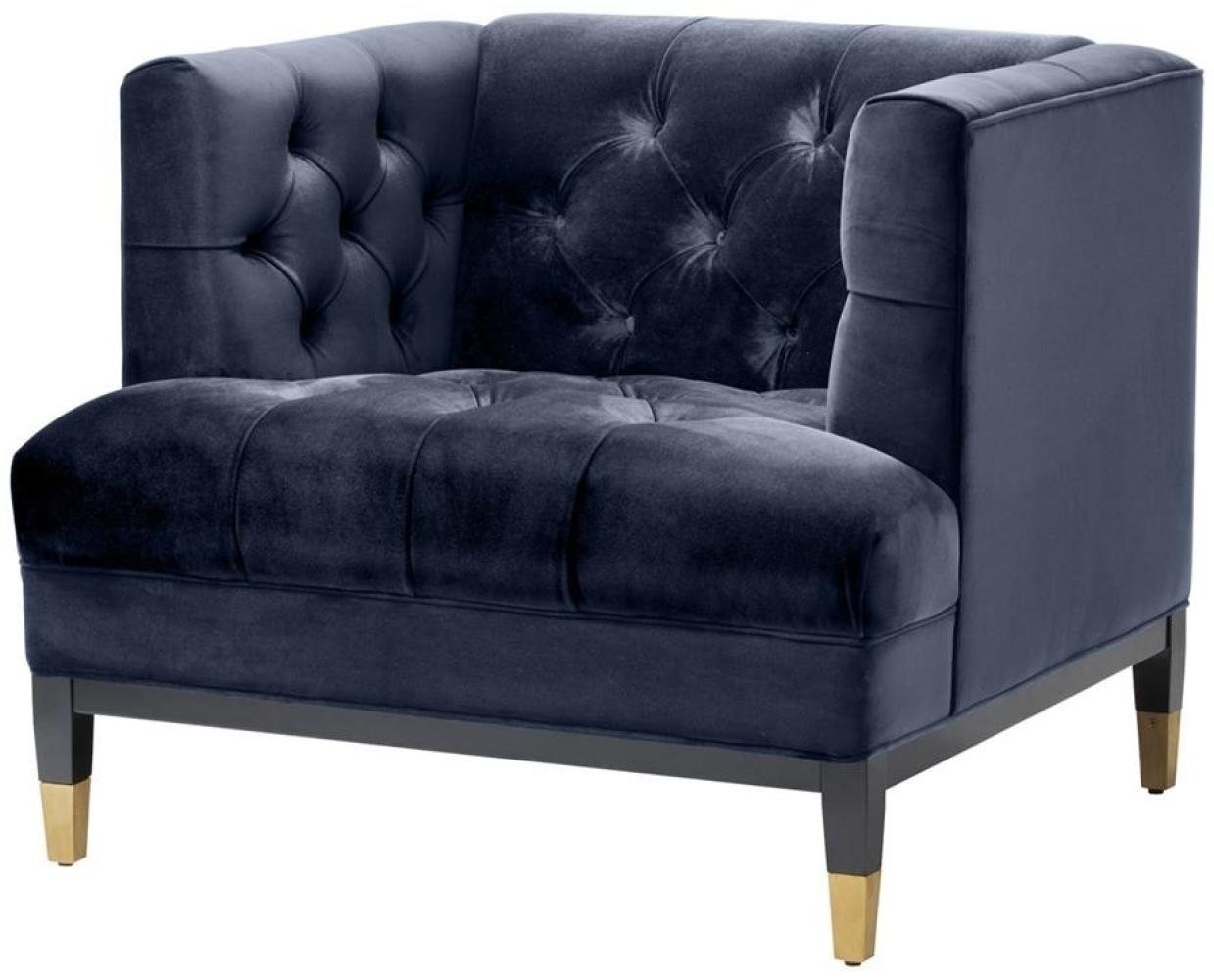 EICHHOLTZ Sessel Castelle Savona Midnight blue Bild 1