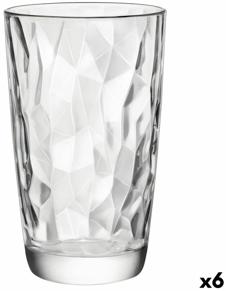 Becher Bormioli Rocco Diamond Durchsichtig Glas 470 Ml 6 Stück (Pack 6X) Bild 1