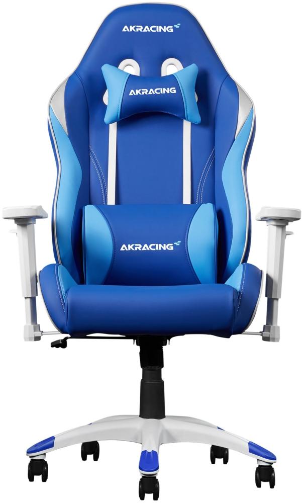 AKRacing Chair California Tahoe Gaming Stuhl, Kunstleder, Blau, 5 Jahre Herstellergarantie Bild 1