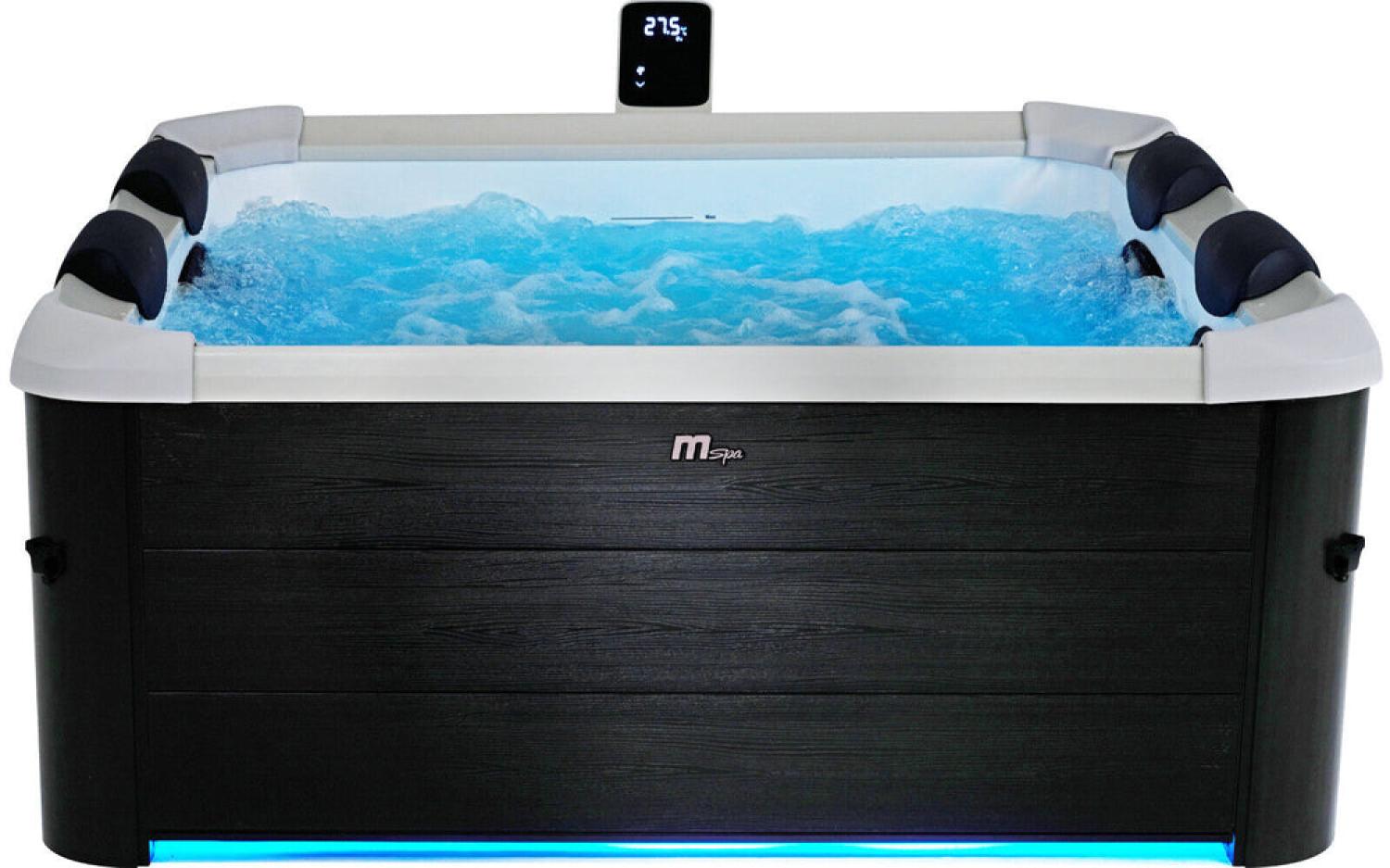 XXL Premium MSPA LED Whirlpool Outdoor Pool 160x160x65cm UVC OSLO 2024+APP+OZON Bild 1