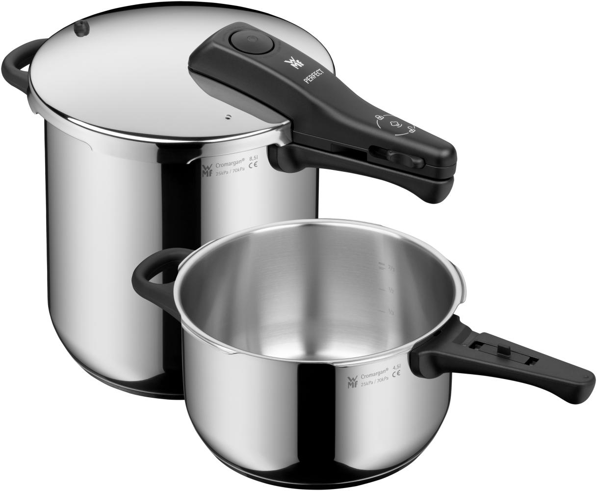 WMF Perfect One Pot Schnellkochtopf-Set, 8,5 und 4,5 Liter 1512007233 Bild 1