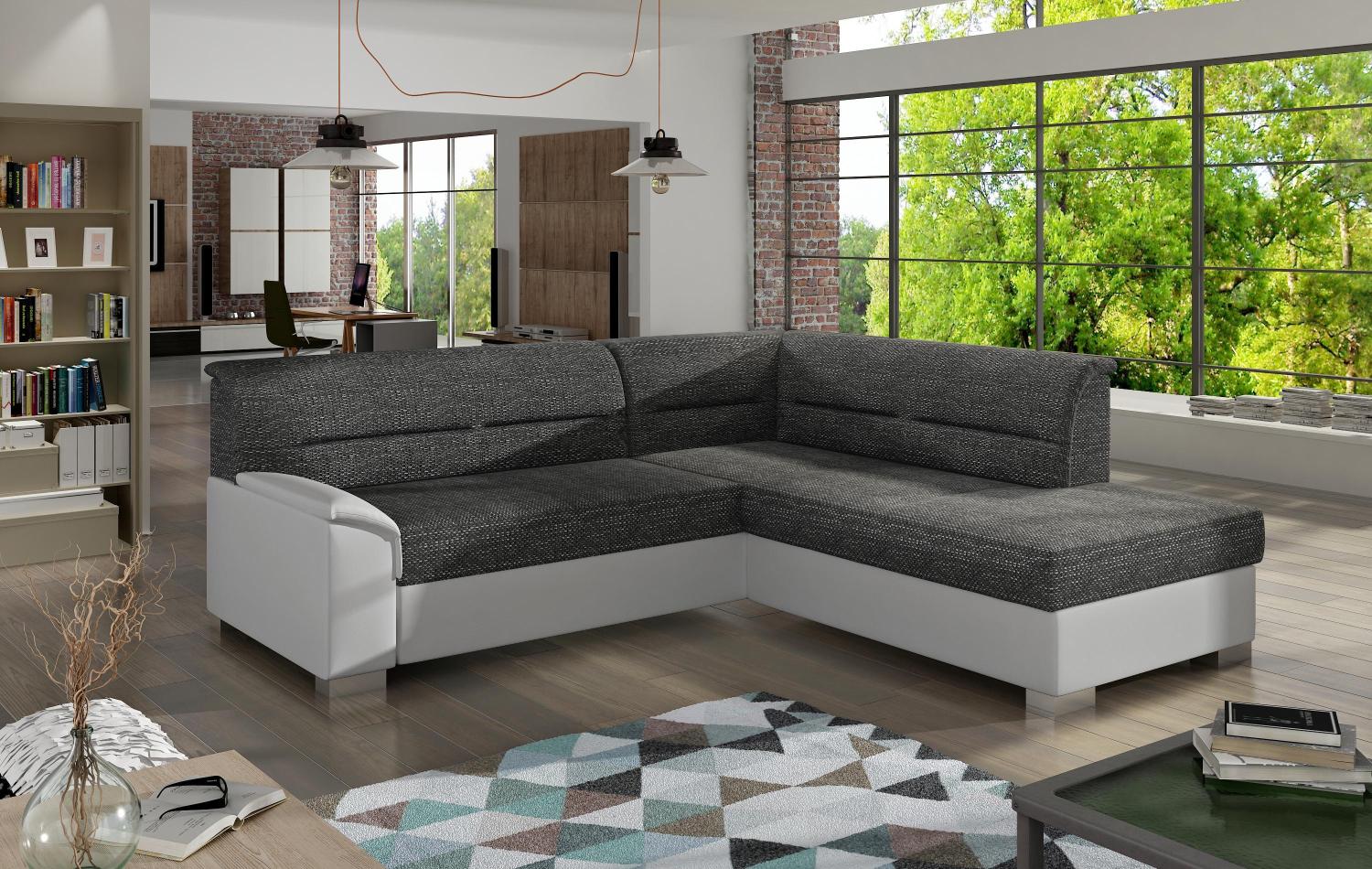 Wohnideebilder Bergen Dunkelgrau Ecksofas & Eckcouches BR13 Bild 1