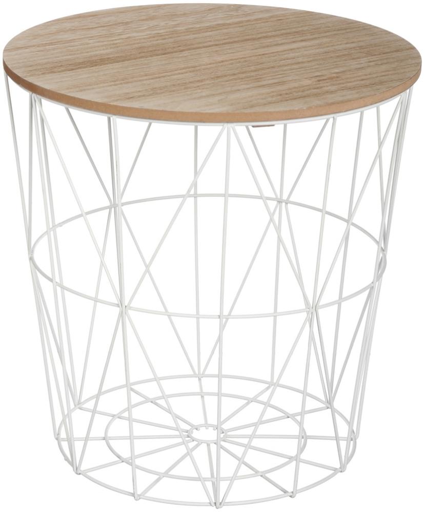 Couchtisch mit abnehmbarer Platte, multifunktionales Möbelstück im charmanten Stil Bild 1
