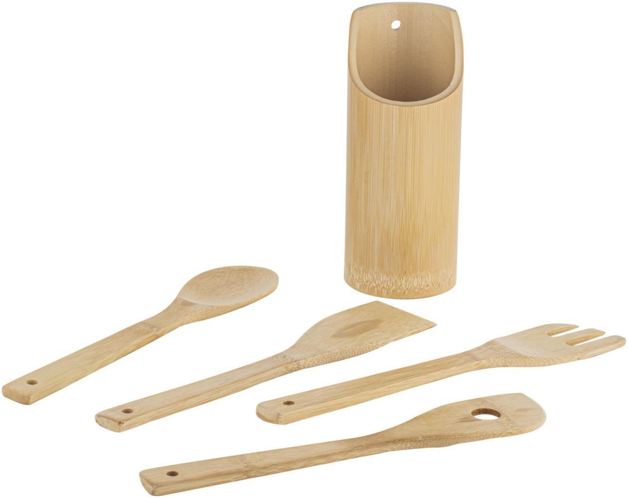 5-tlg. Bambus Küchenhelfer Set Bild 1