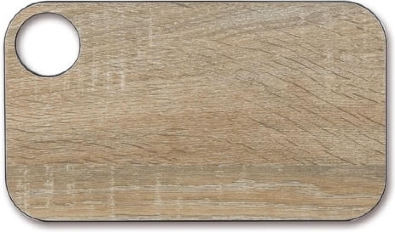 Arcos Schneidebrett Holzfaser 24 x 14 cm Holzmuster Bild 1