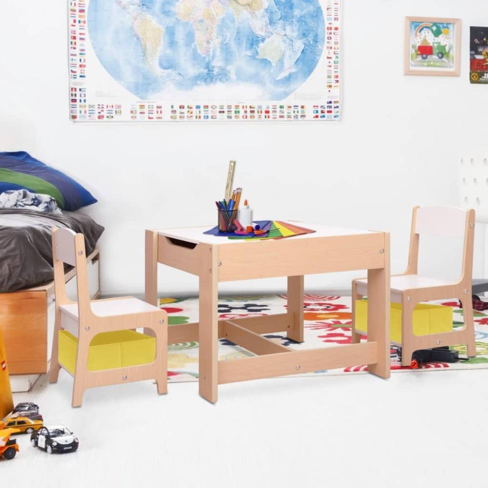 Kindertisch mit 2 Stühlen MDF Bild 1