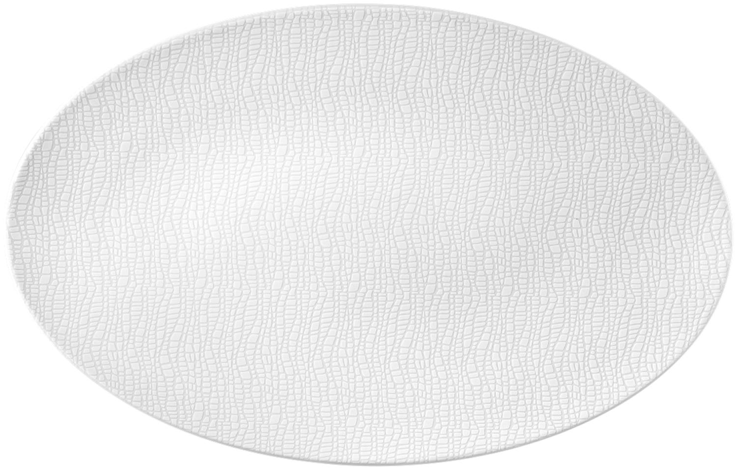 Seltmann & Weiden Life Servierplatte oval 40x26 cm Fashion luxury white 001. 743928 Bild 1
