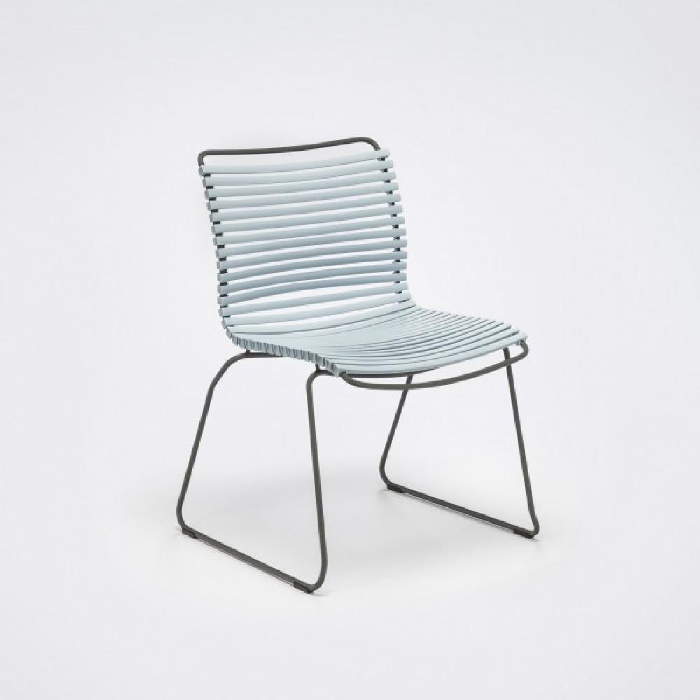 Outdoor Stuhl Click ohne Armlehne pastell hellblau Bild 1