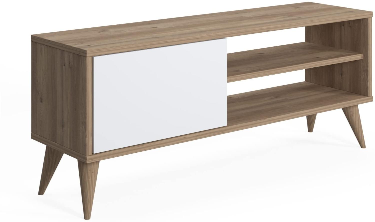 Amazon-Marke: Movian Vera TV Stand, Lowboard Cabinet, Mittel, Oak, 110 x 30 x 45 cm Bild 1