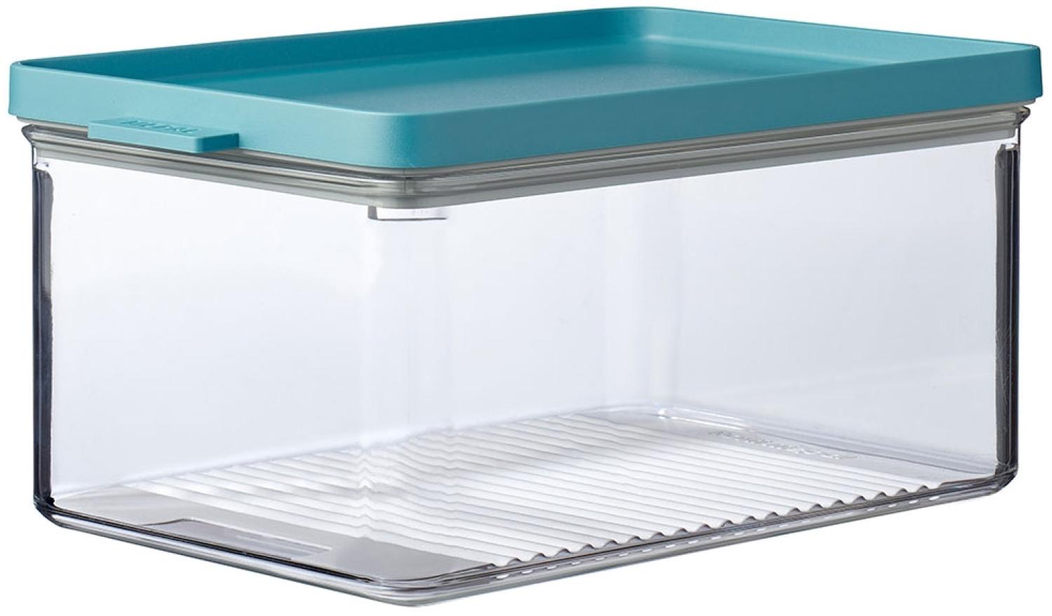 Mepal - Käsebox Omnia- Kühlbox mit Deckel für Käse - Luftdichter Kühlschrankbehälter mit Antikondensationseinsatz - Frischebox für Verschiedene Käsesorten - Aufbewahrungsbox - 2000 ml - Nordic Green Bild 1