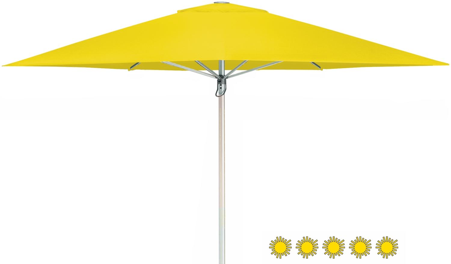 Doppler Gastronomie Sonnenschirm "Braumeister 400 x 400", gelb, 400 x 400 cm,ohne Volant Bild 1