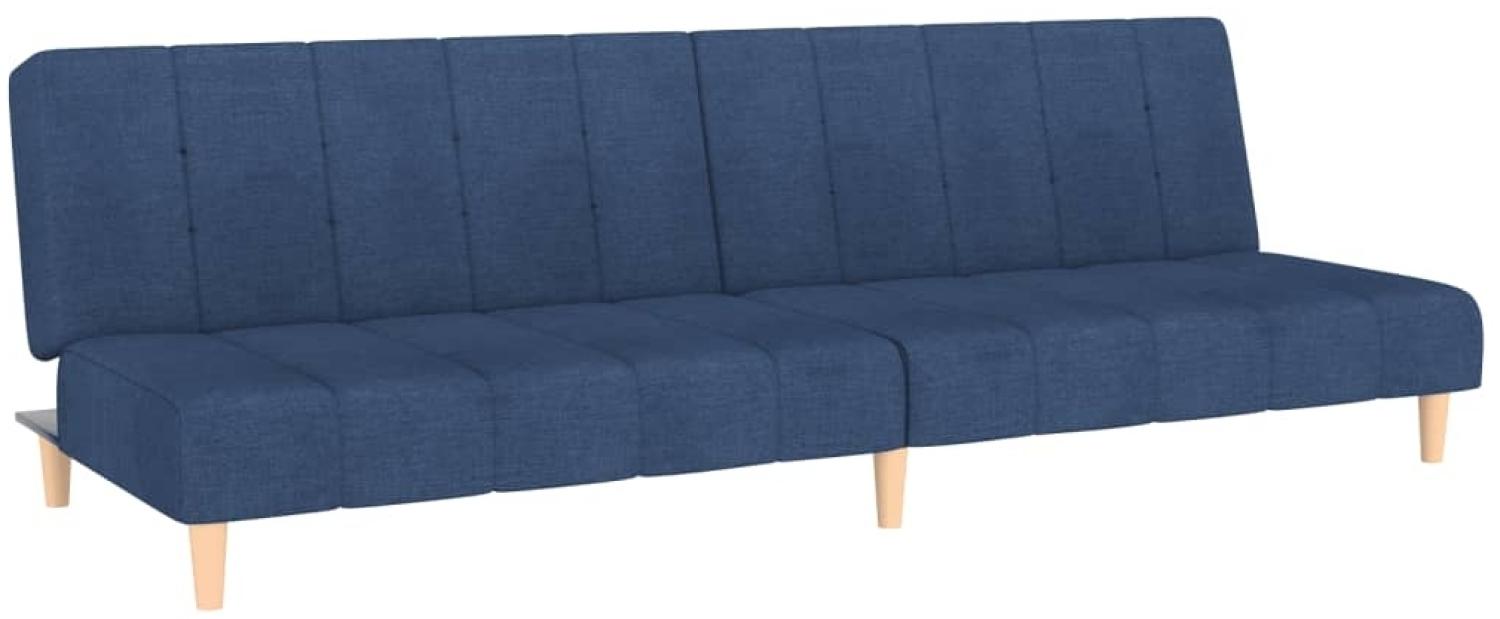 Sofa "Basthorst" in Blau. Abmessungen (LxBxH) 200x100x32 cm Bild 1