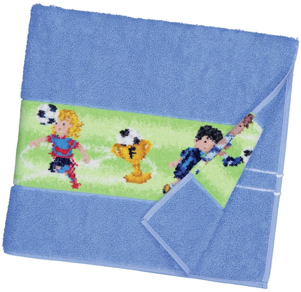 Feiler Handtücher Soccer | Liegetuch 75x125 cm | blau Bild 1
