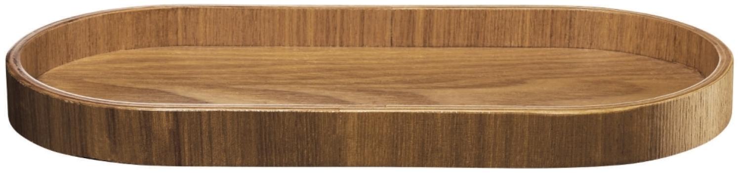 ASA Selection wood Holztablett Oval, Holz Tablett, Serviertablett, Weidenholz, 35. 5 x 16. 5 cm, 53696970 Bild 1