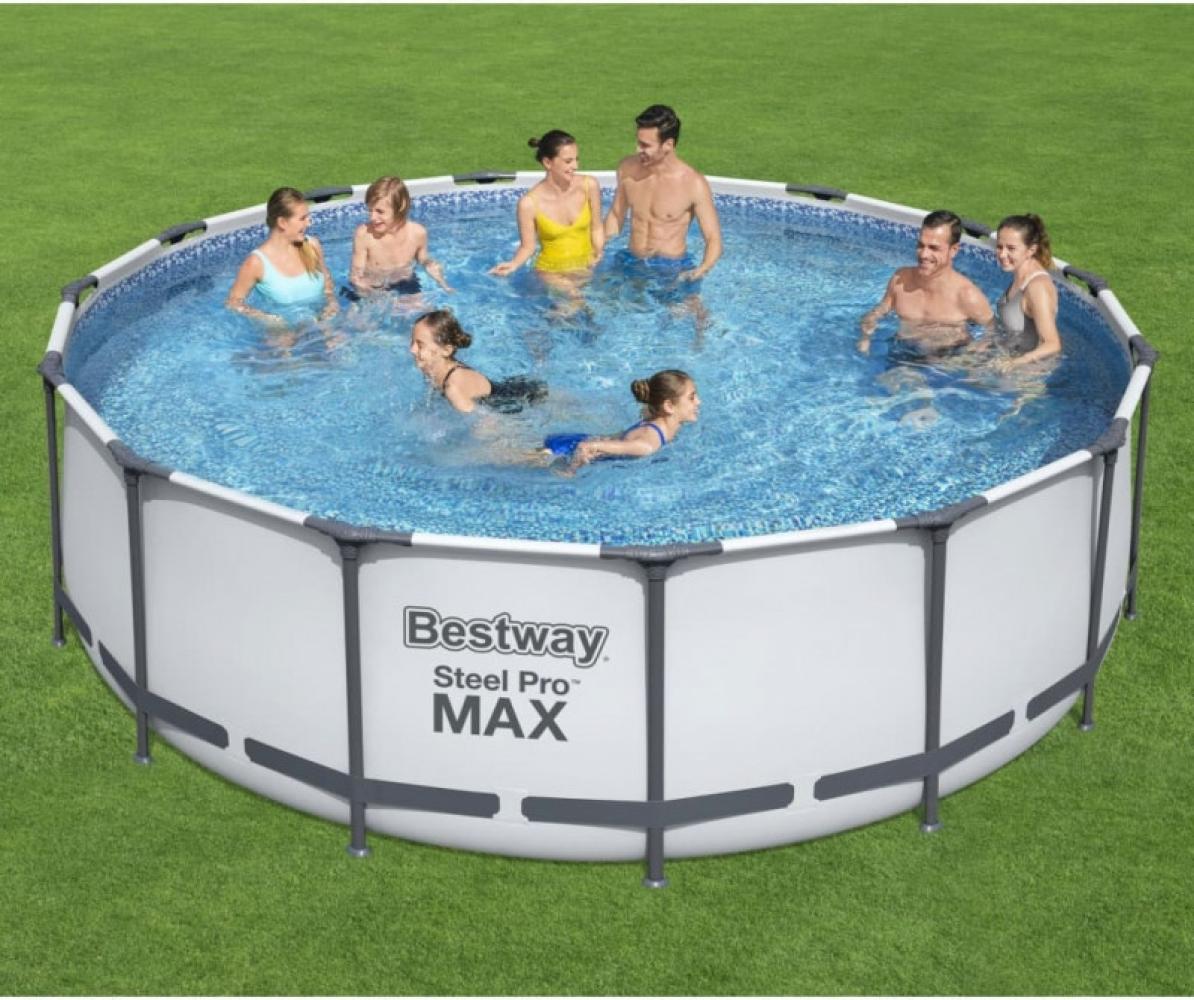 Bestway Pool-Set Steel Pro MAX Rund 457x122 cm Bild 1