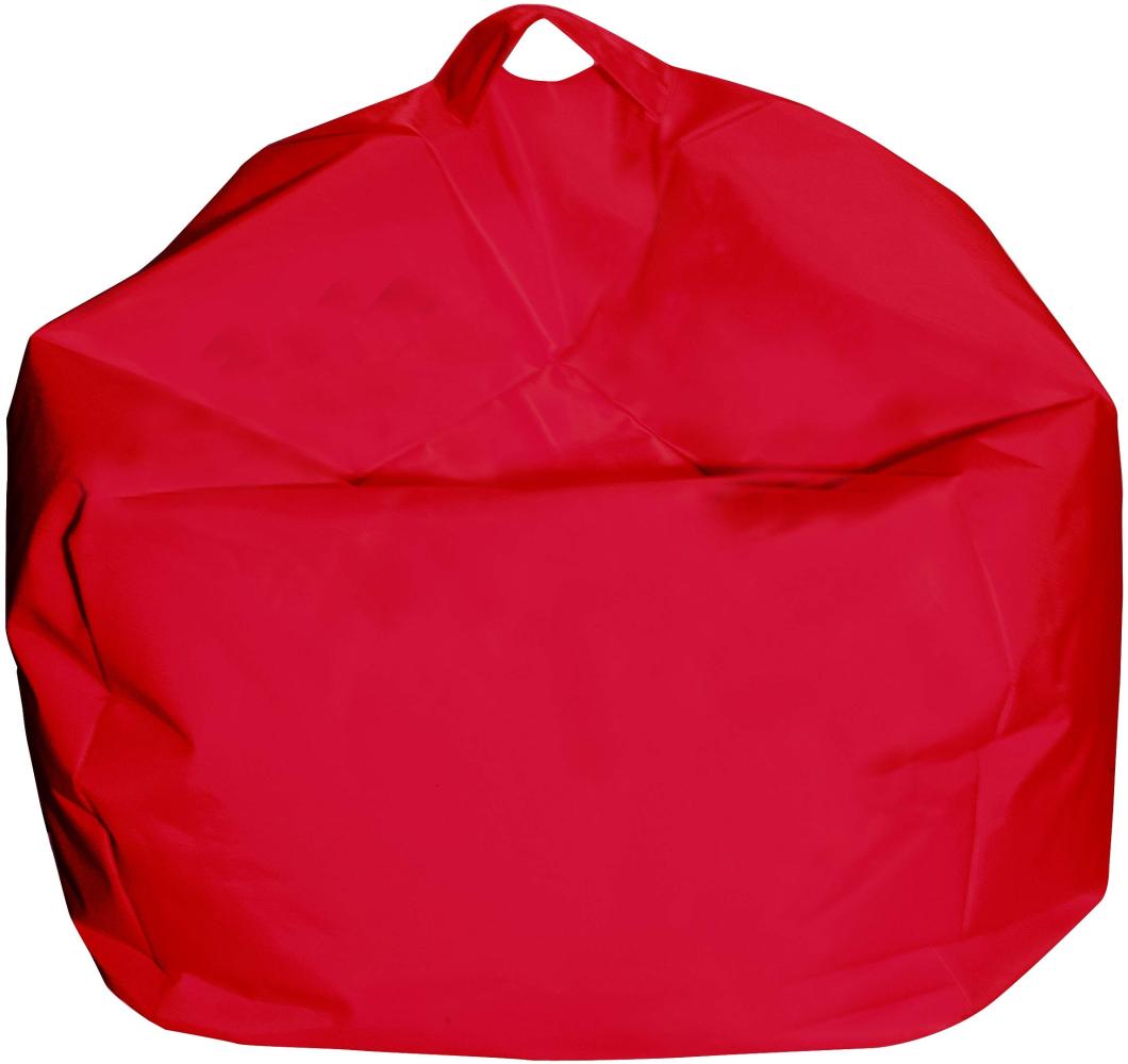 Dmora Eleganter Sitzsack, rote Farbe, Maße 65 x 50 x 65 cm Bild 1