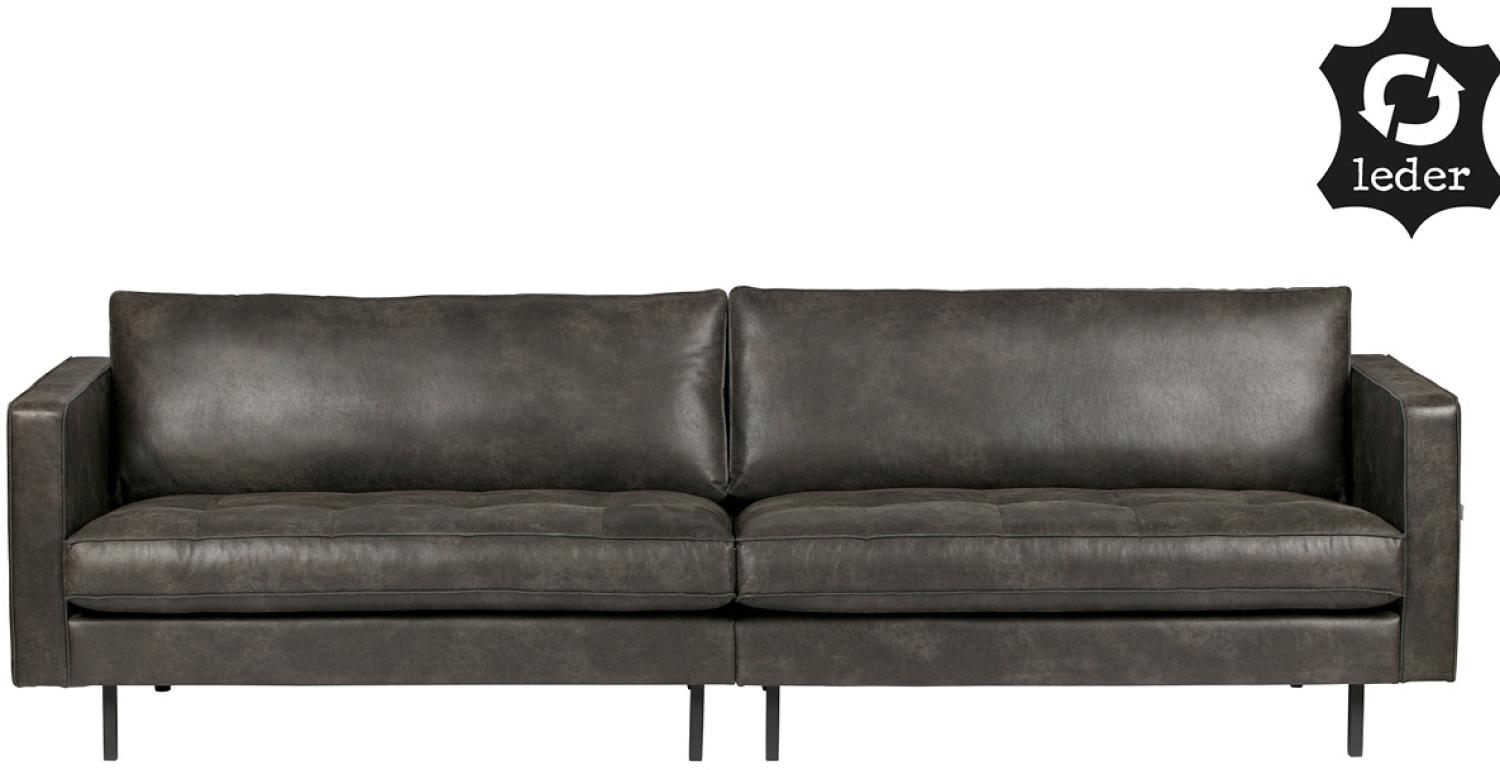 Sofa Rodeo "Classic" 3-Sitzer - Leder Black Bild 1