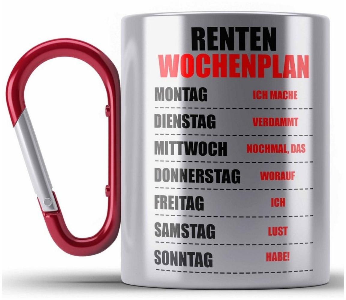 Trendation Thermotasse Renter Edelstahl Tasse Ruhestand Geschenk Rente für Mann Frau Lustig R Bild 1