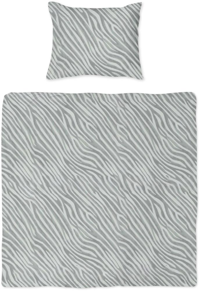 Urra Bettwäsche 80/80 cm + 35/40 cm Baumwolle Zebra Bild 1