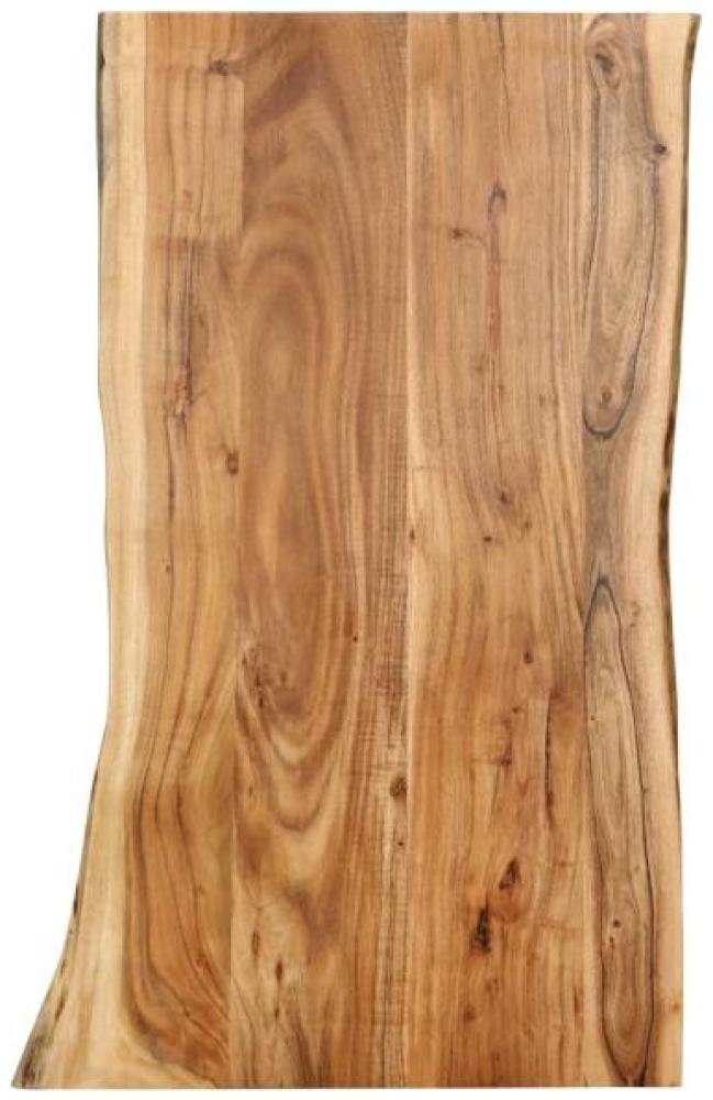 Tischplatte Massivholz Akazie, 100 x (50-60) x 2,5 cm Bild 1
