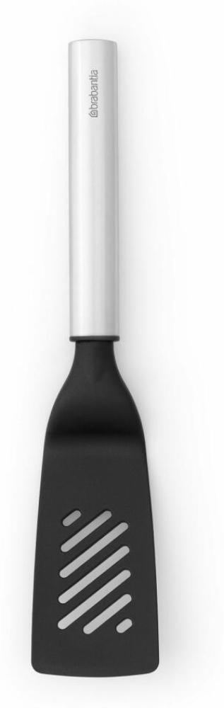 Brabantia Pfannenwender Profile, klein, beschichtet, Kochutensil, Küchenhelfer, Kochbesteck, Stahl, Matt Steel, 25. 8 cm, 250743 Bild 1