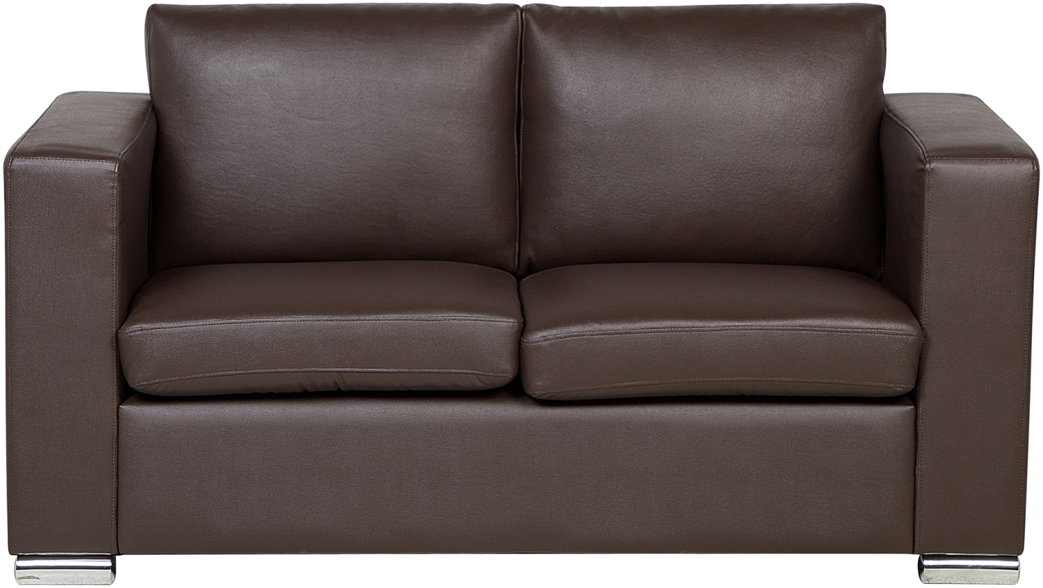 2-Sitzer Sofa Leder braun HELSINKI Bild 1