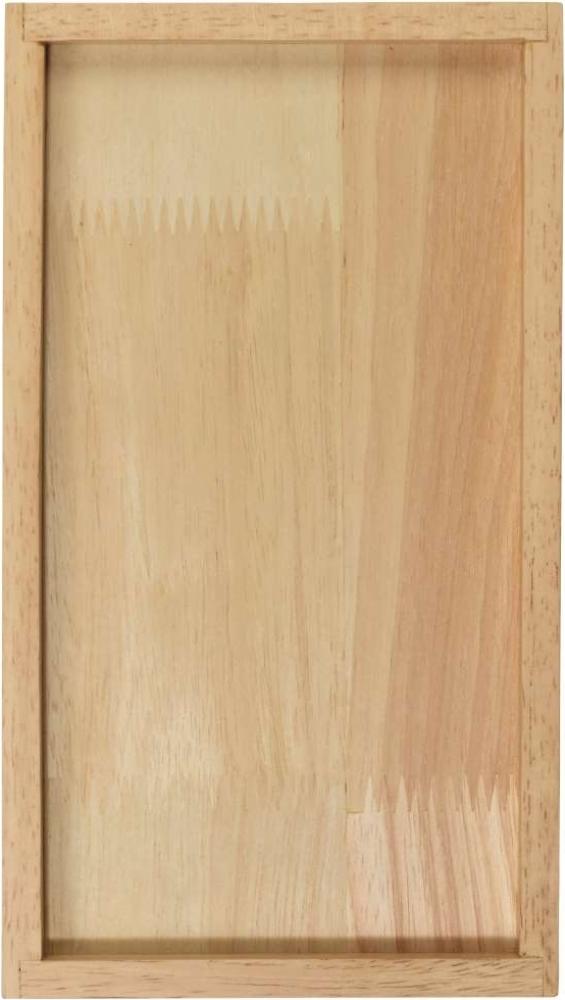 ASA Selection wood Holztablett rechteckig, Tablett, Serviertablett, Gummibaumholz, Natur, 14 x 25 cm, 53690970 Bild 1