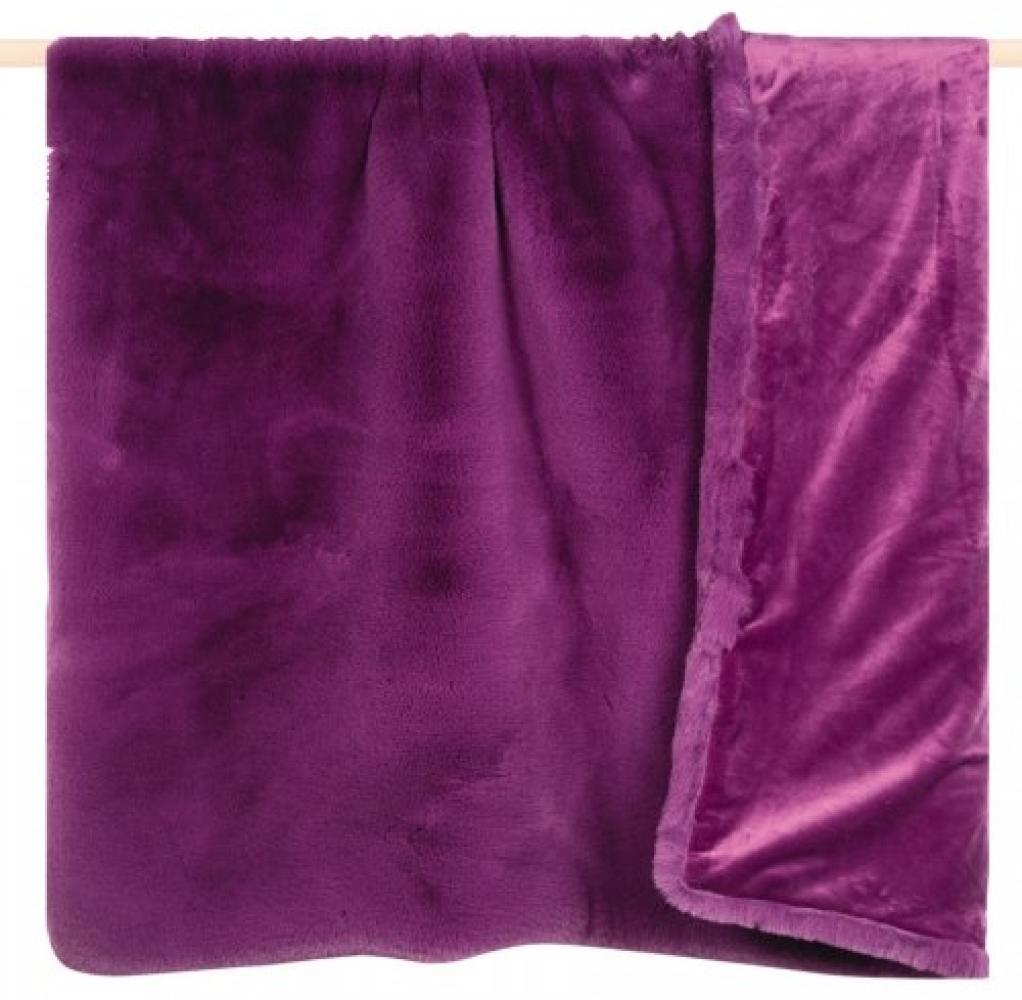 Pad Decke Evita Kunstpelz Violet (140x190cm) 11763-S45-1419 Bild 1