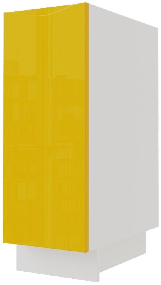 Küchenunterschrank 30x82cm mit Auszug grifflos lackiert Farbe wählbar (NA-D1D/30/cargo) Bild 1