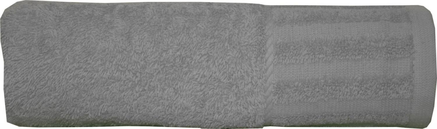 Duschtuch uni anthrazit 70 x 140 cm Bild 1