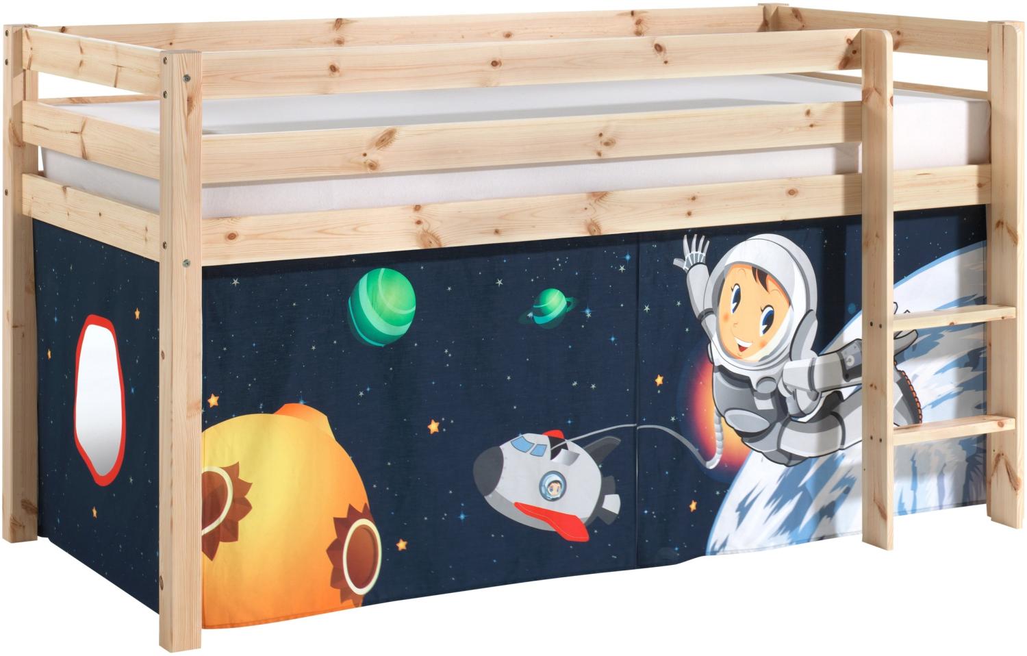 Spielbett Pino mit Textilset \"Spaceman\" Bild 1