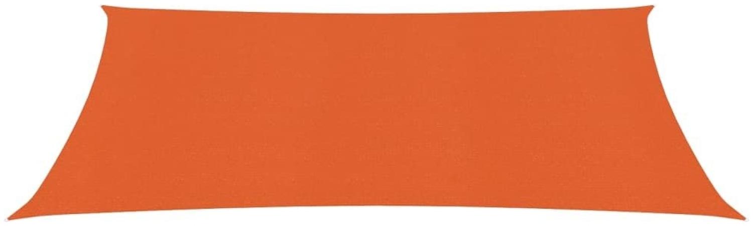 vidaXL Sonnensegel 160 g/m² Orange 2x3,5 m HDPE Bild 1