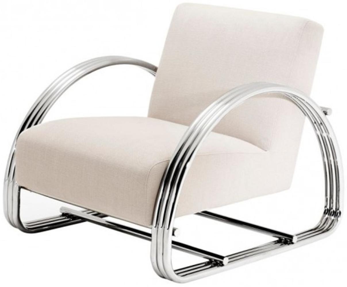 Casa Padrino Art Deco Club Sessel - Lounge Sessel Möbel Bild 1