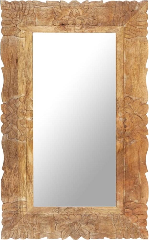 Spiegel 80x50 cm Massivholz Mango Bild 1