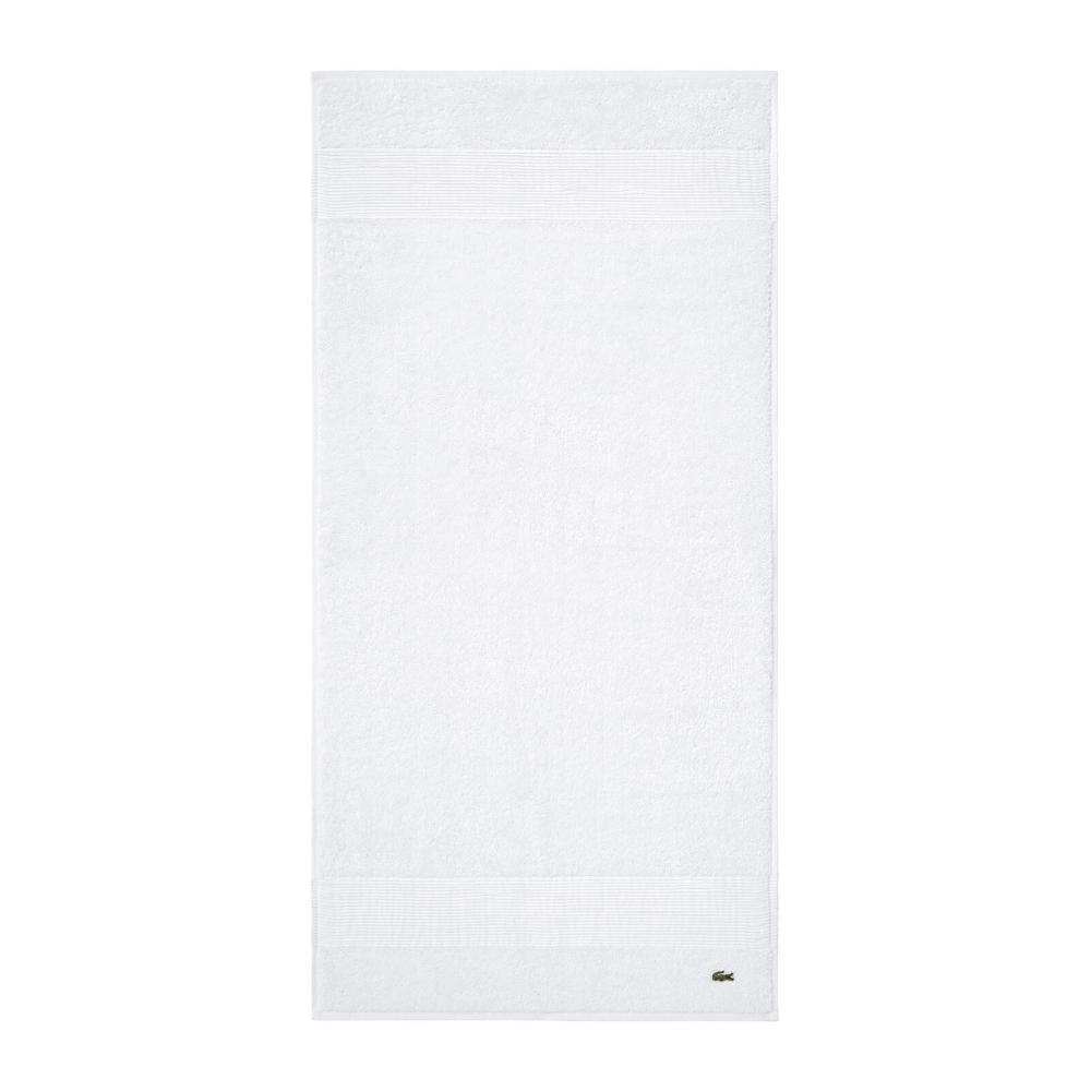 Lacoste Frottier Handtücher Lecroco | Handtuch 50x100 cm | blanc Bild 1