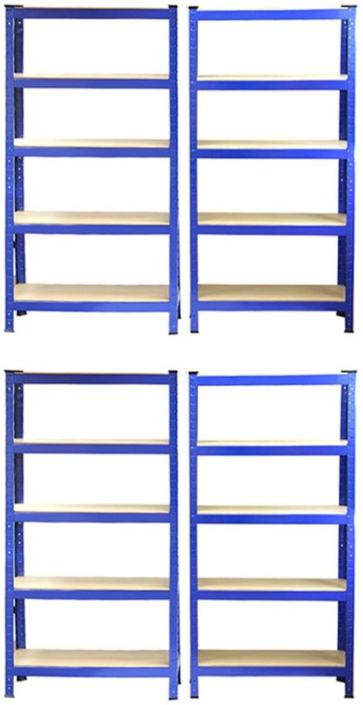 4 x Monster Racking T-Rax 75cm Lagerregal Blau mit Bild 1