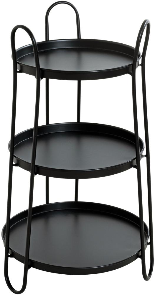 HAKU Möbel Beistelltisch - schwarz - H. 72cm - HAKU-25547 Bild 1