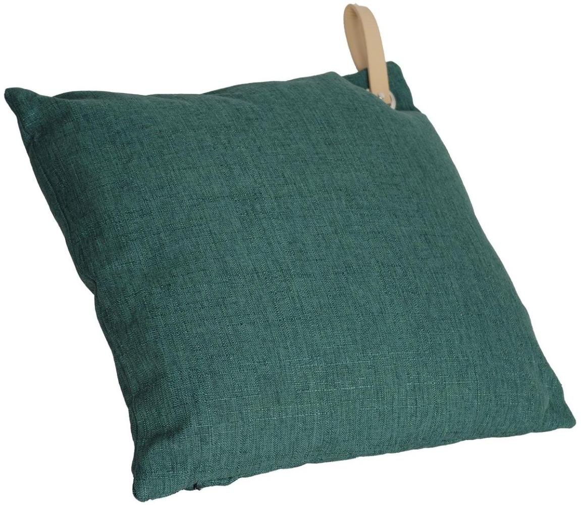 Dekokissen Catch 45x45cm Polyester lila grün anthrazit oder braun Kuschelkissen grün Bild 1