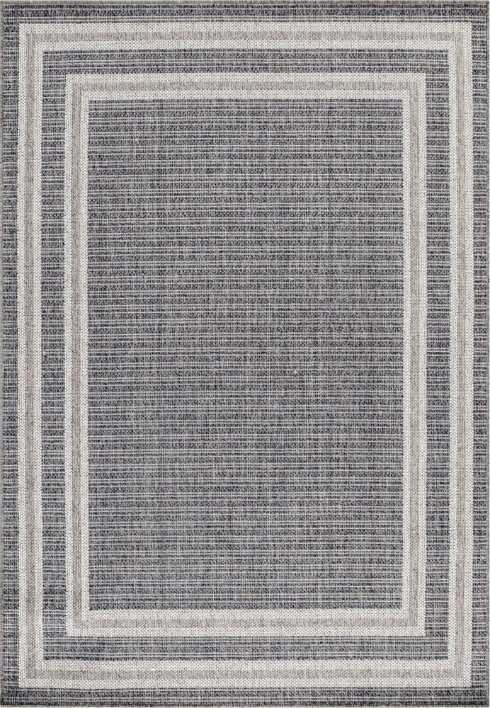 Outdoor Teppich Alessio rechteckig - 140x200 cm - Grau Bild 1