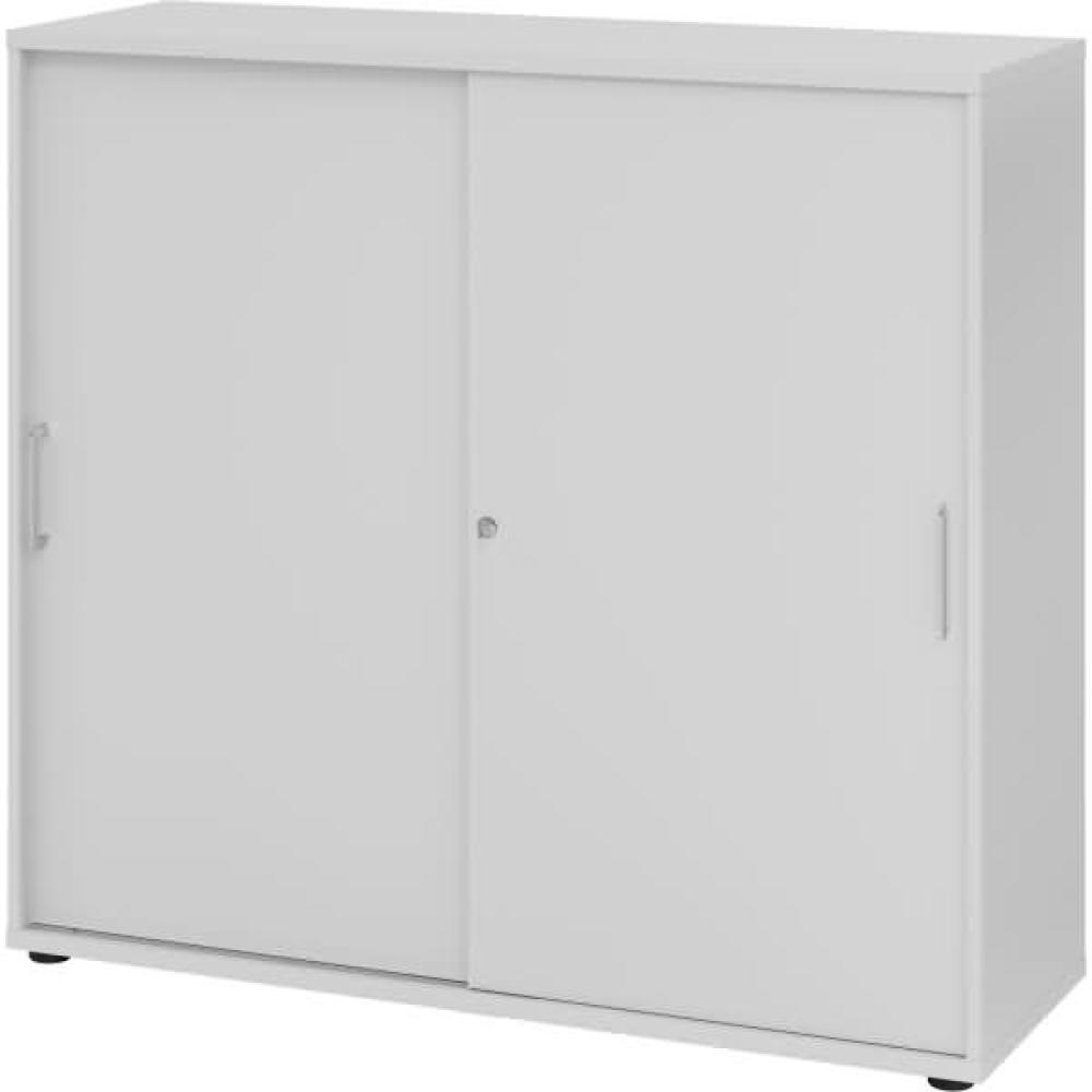 mcbuero. de Schiebetürenschrank Serie 9 3OH BxTxH 120x40x110cm Griff BS Bild 1