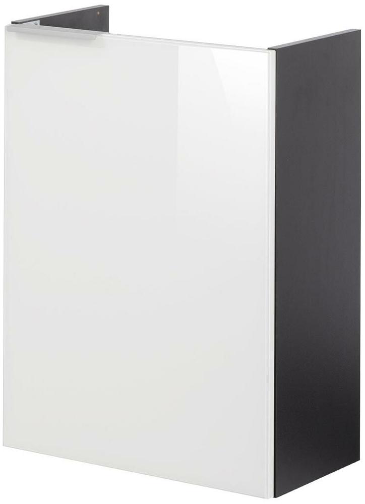 Fackelmann SBC KARA Waschbeckenunterschrank 45 cm, Weiß/Anthrazit, rechts Bild 1