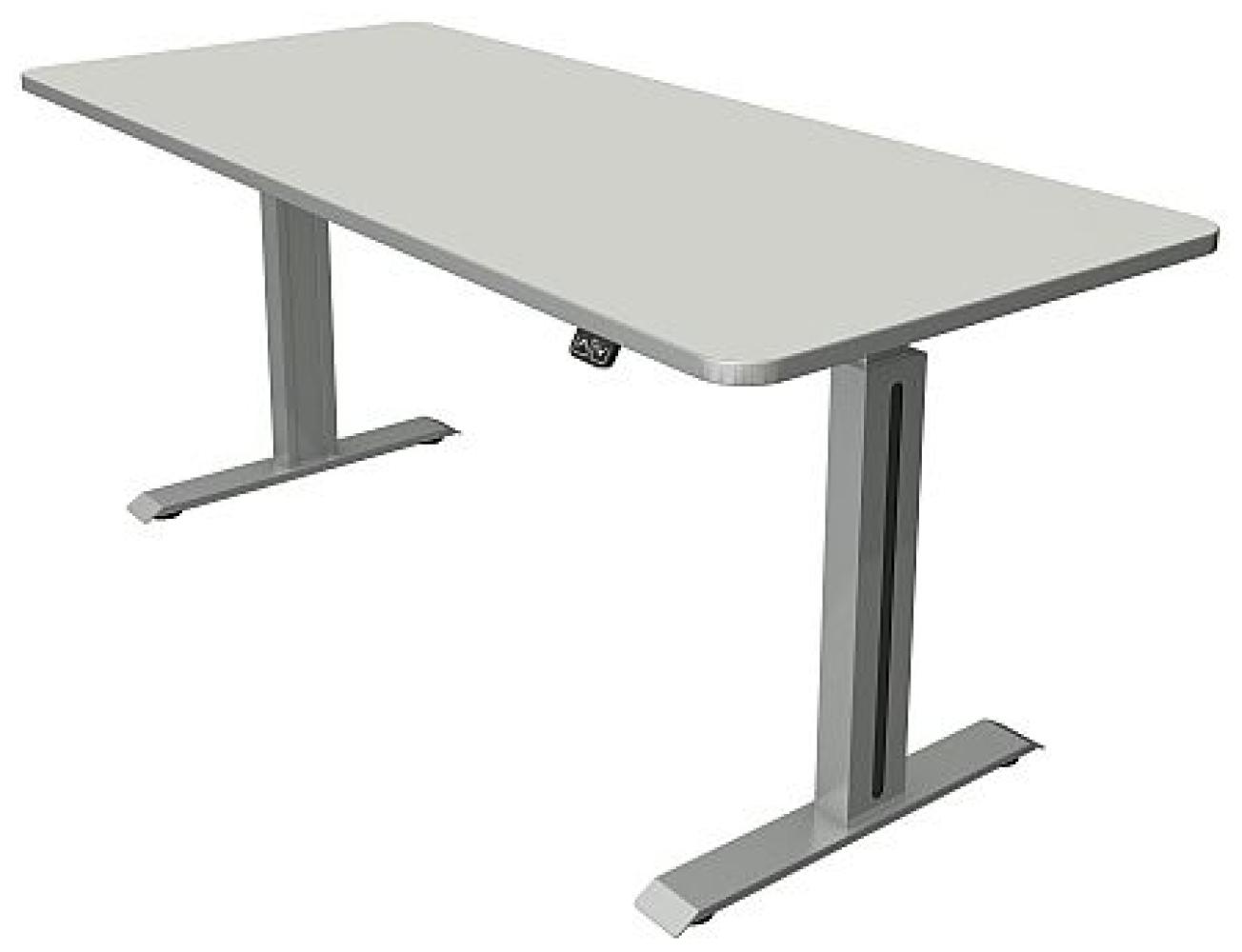 Kerkmann Schreibtisch Steh und Sitztisch MOVE 1 style (B) 180 x (T) 80 cm lichtgrau Bild 1