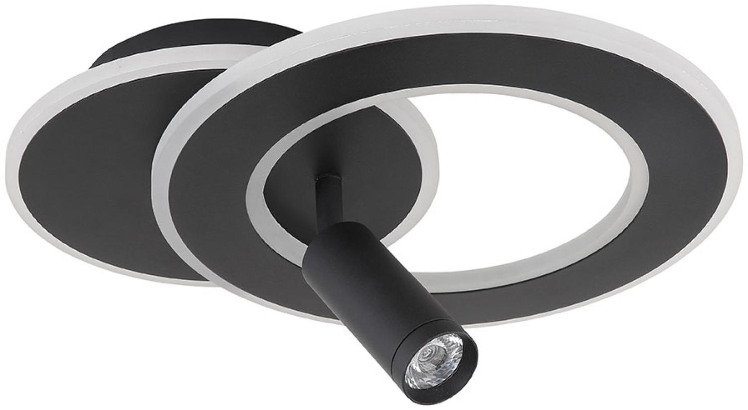 LED Deckenlampe, dimmbar, Fernbedienung, CCT, L 36,5 cm Bild 1