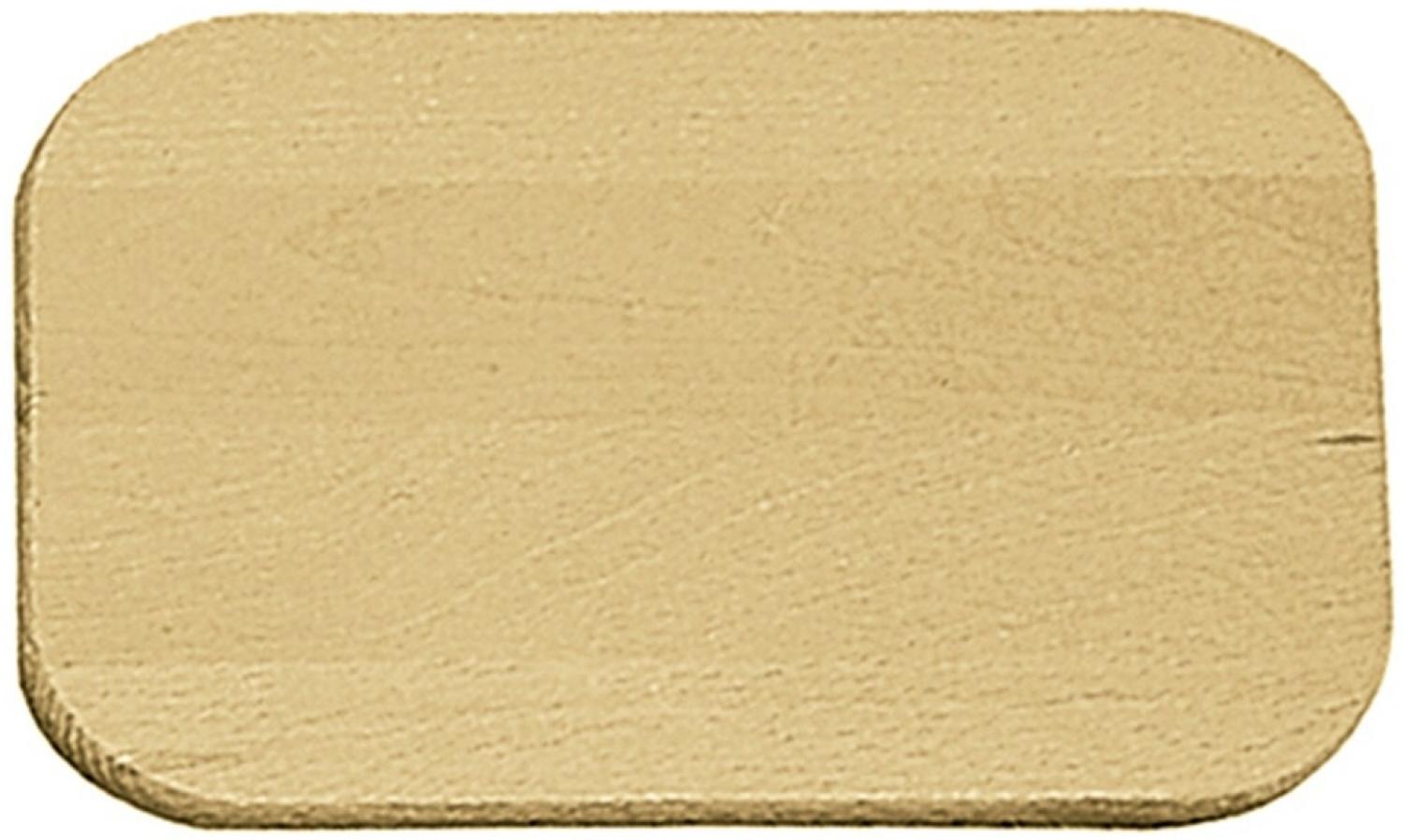 Kesper 68001 Frühstücksbrettchen, FSC Buchenholz, 23x15x1cm, natur Bild 1