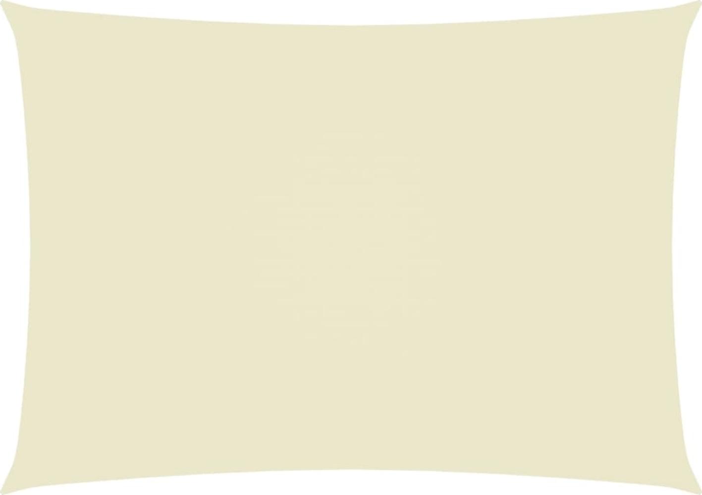 Sonnensegel Oxford-Gewebe Rechteckig 2,5x4 m Creme Bild 1