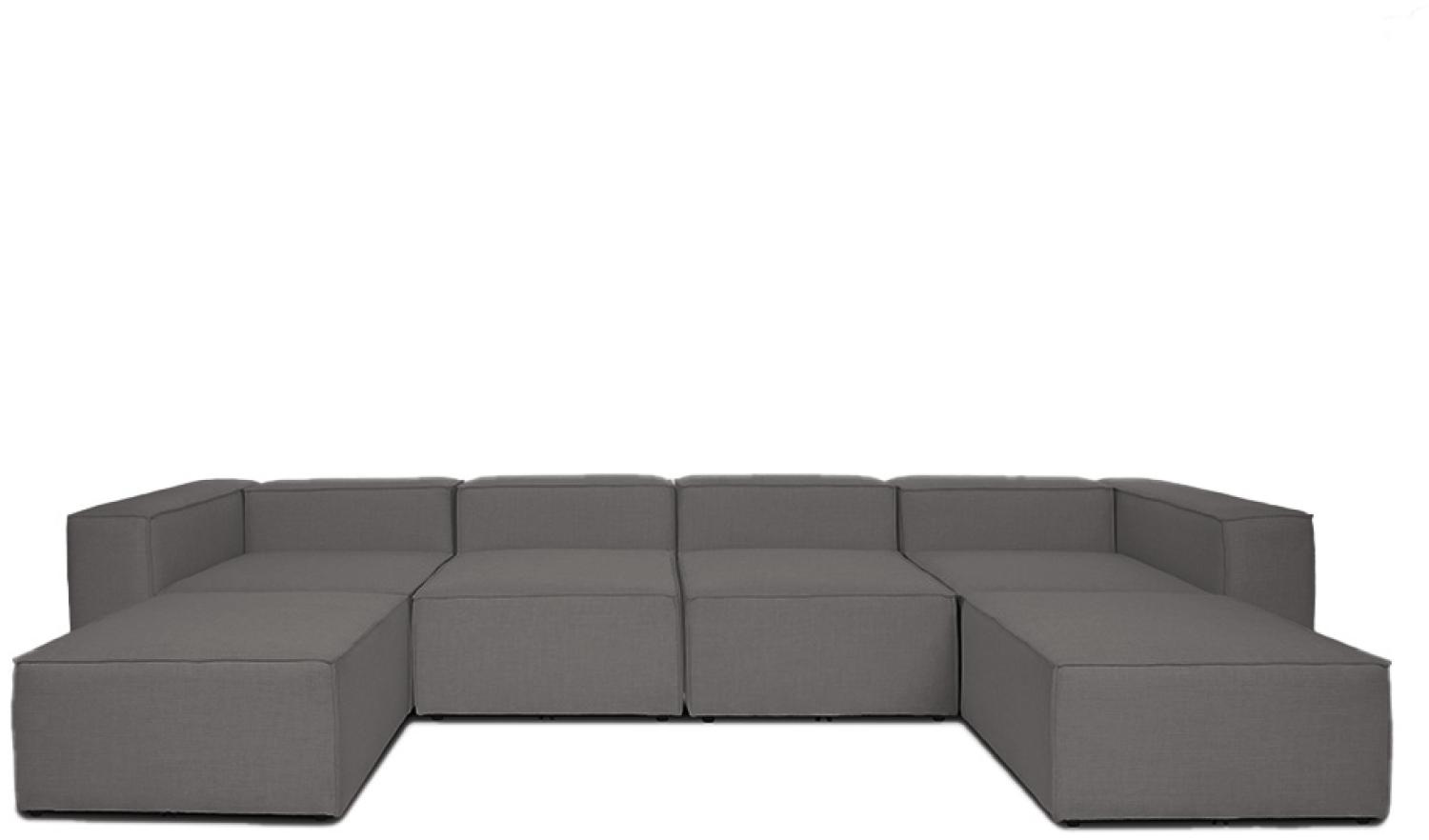 HOME DELUXE Modulares Sofa VERONA Anthrazit - Größe Verona: XXL Bild 1