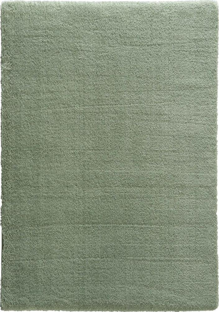 Teppich in Hellgrün aus 100% Polyester - 290x200x3cm (LxBxH) Bild 1